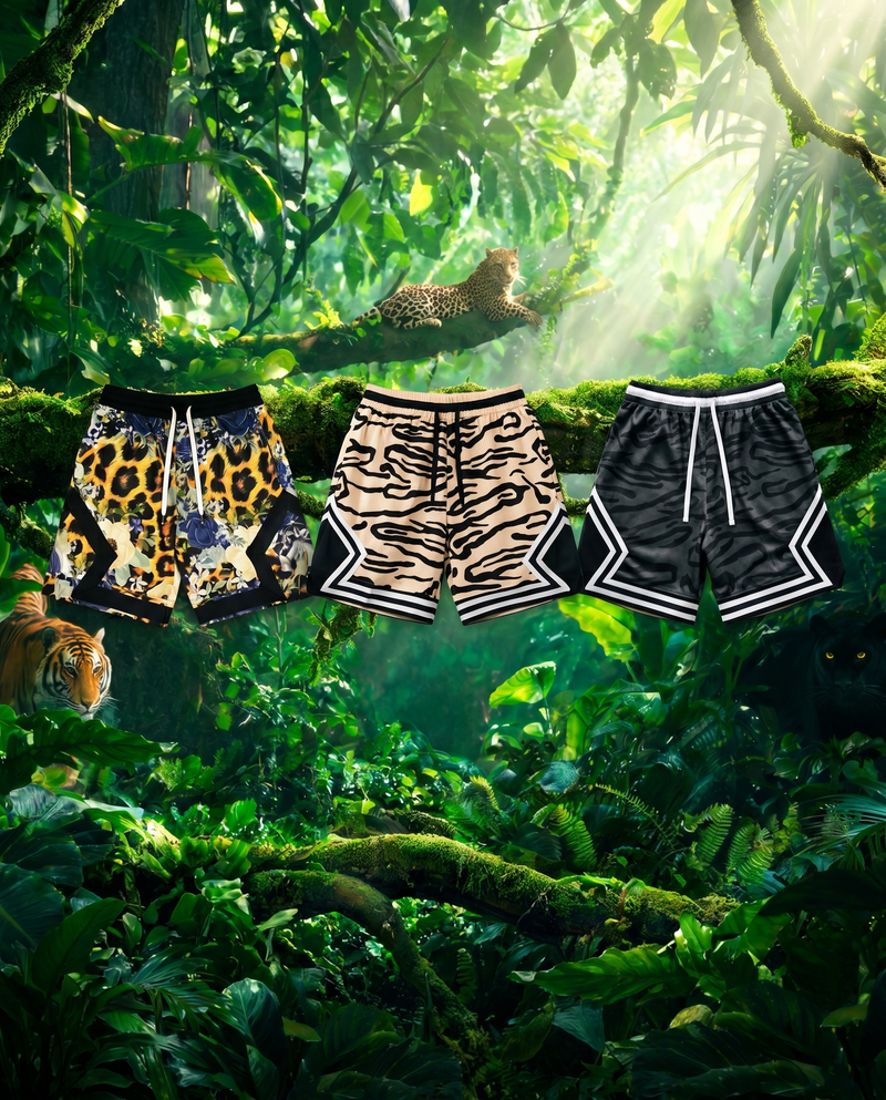 Shorts de basket JOJO — collection Fauves